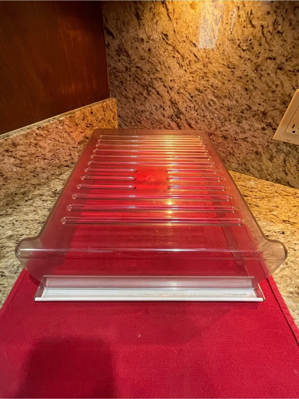 Whirlpool / Kenmore Bottom Mount # 2174112 Clear Refrigerator Meat Drawer OEM